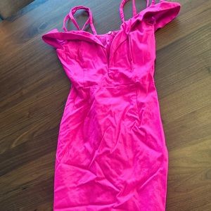 Pink solemio dress, size small